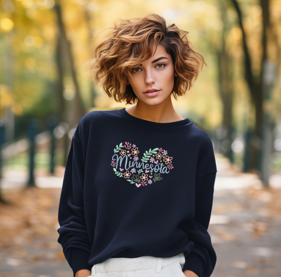 Embroidered Minnesota Sweatshirt