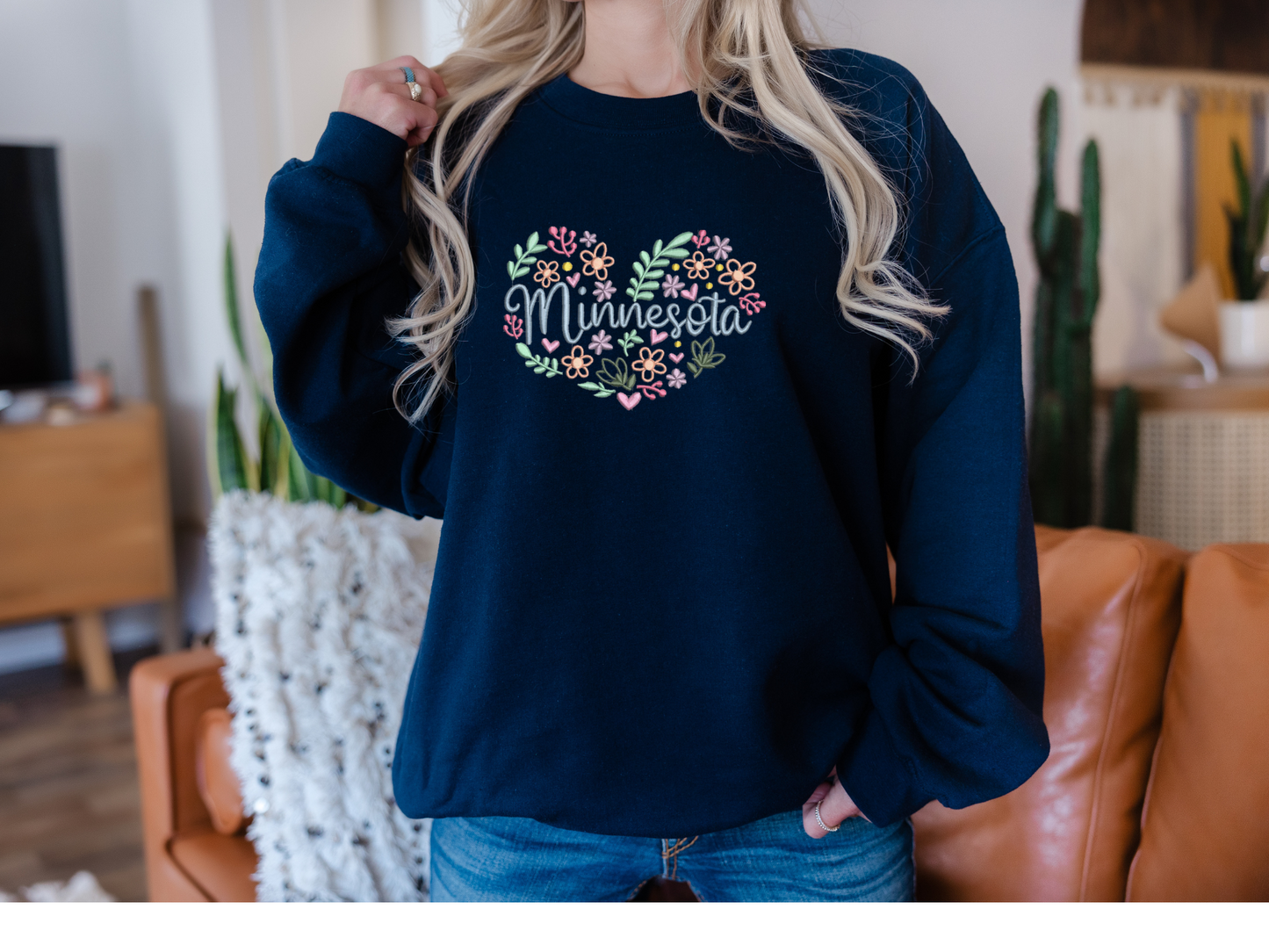 Embroidered Minnesota Sweatshirt