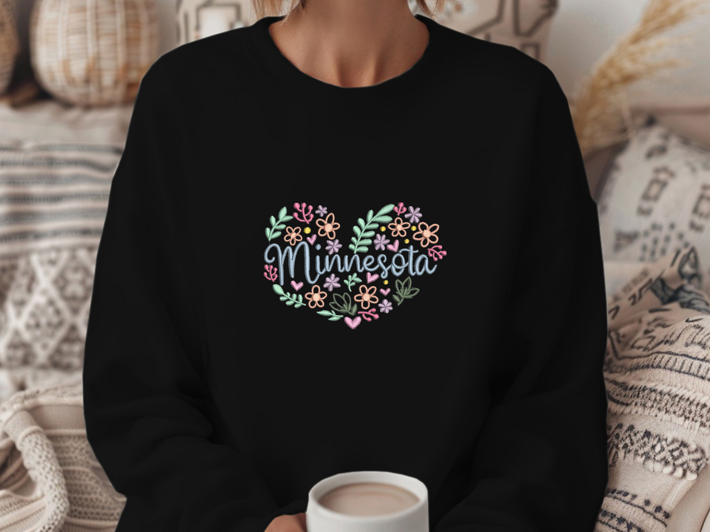 Embroidered Minnesota Sweatshirt