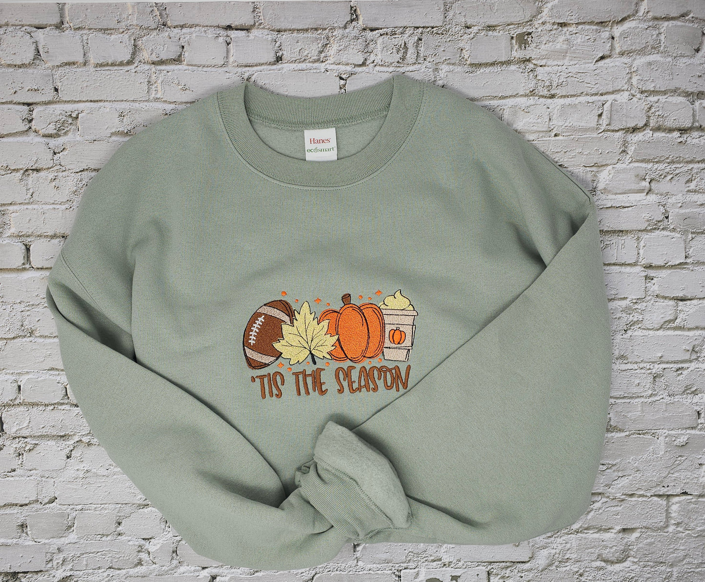 Fall Season Embroidered Sweatshirt: Perfect Blend of Comfort and Style